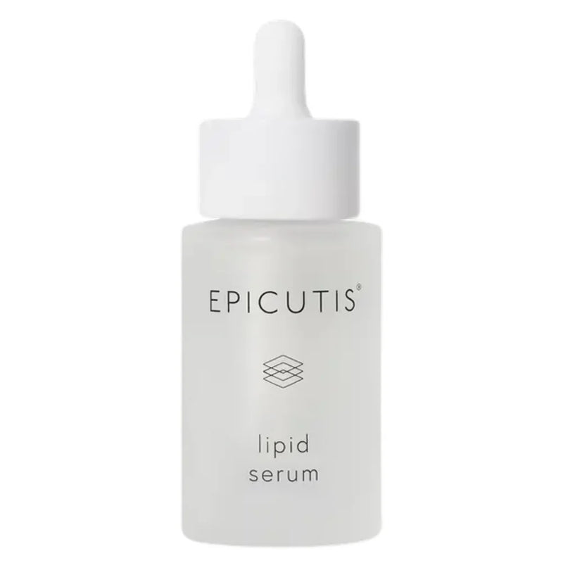 Epicutis lipid serum bottle on a white background