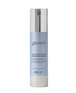 Glymed Oxygen Deep Pore Masque bottle on a white background